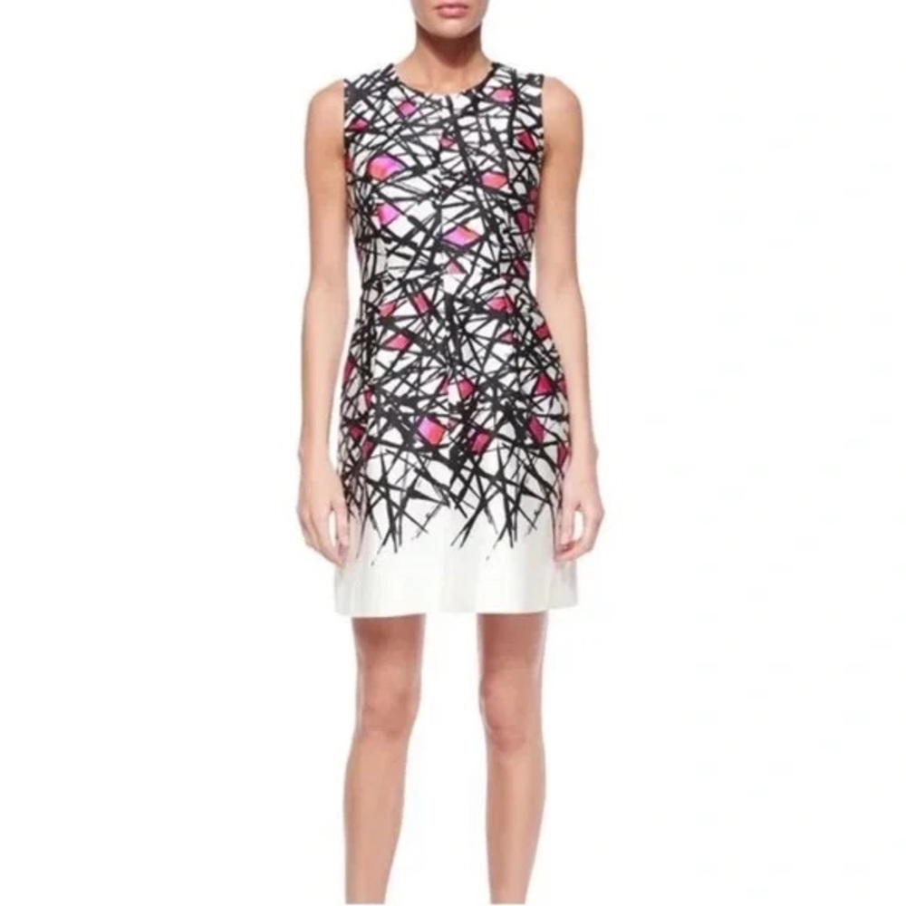 NWT Milly Crosshatch Print Coco Sheath Dress size 4
